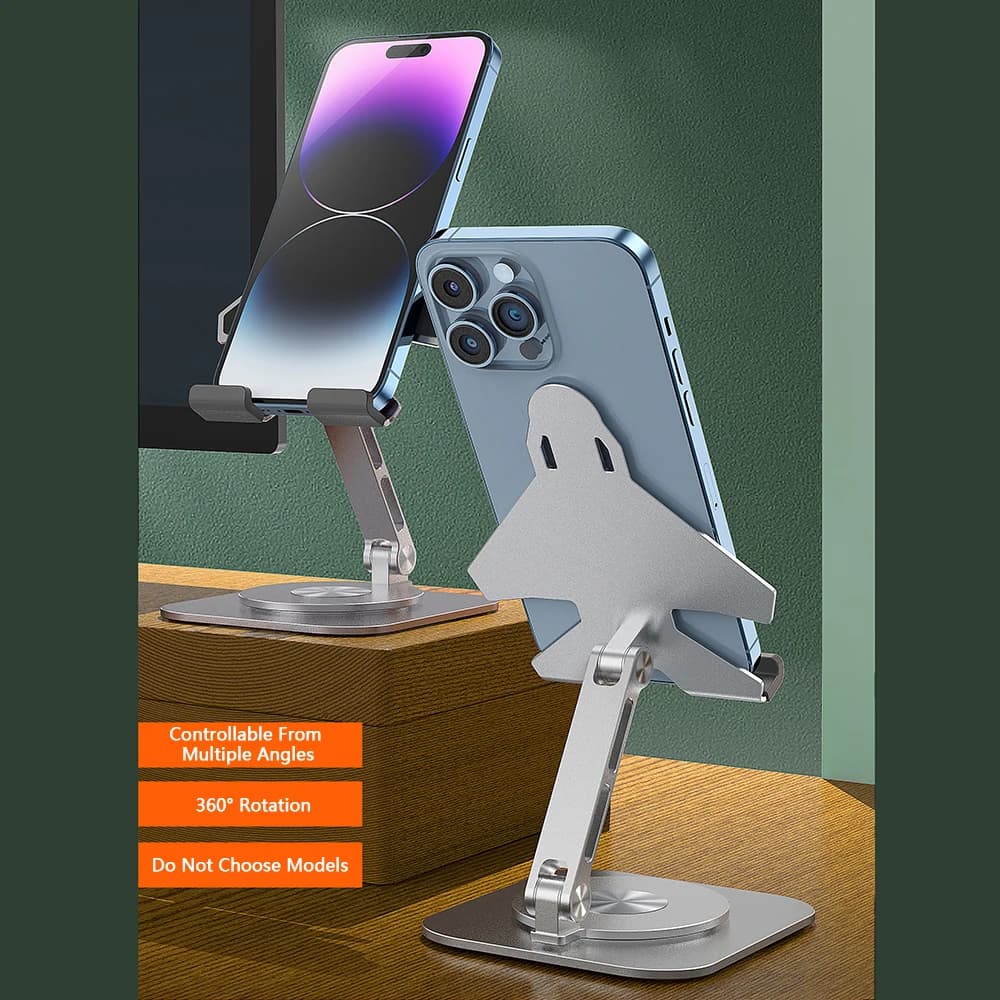 Universal Aluminum Smartphone Desk Stand