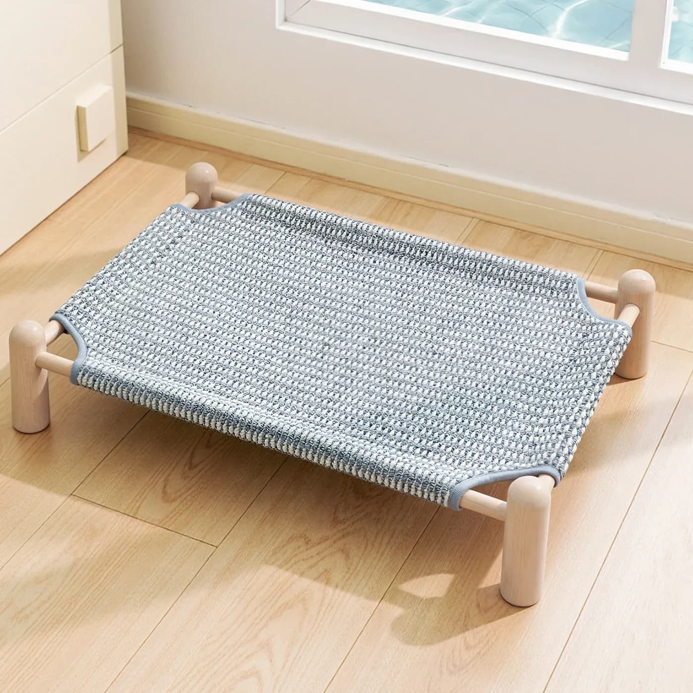 Elevated Wooden Frame Pet Cot