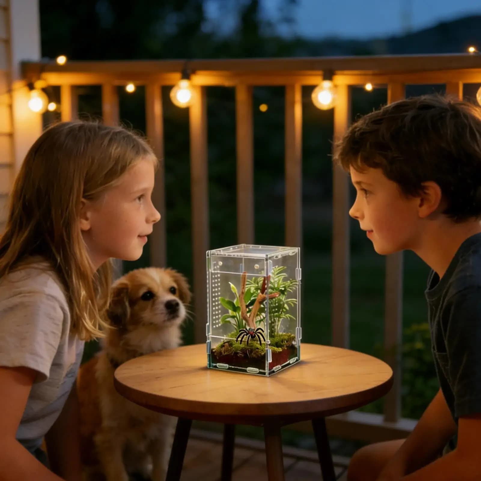 Acrylic Transparent Reptile Terrarium Breeding Box