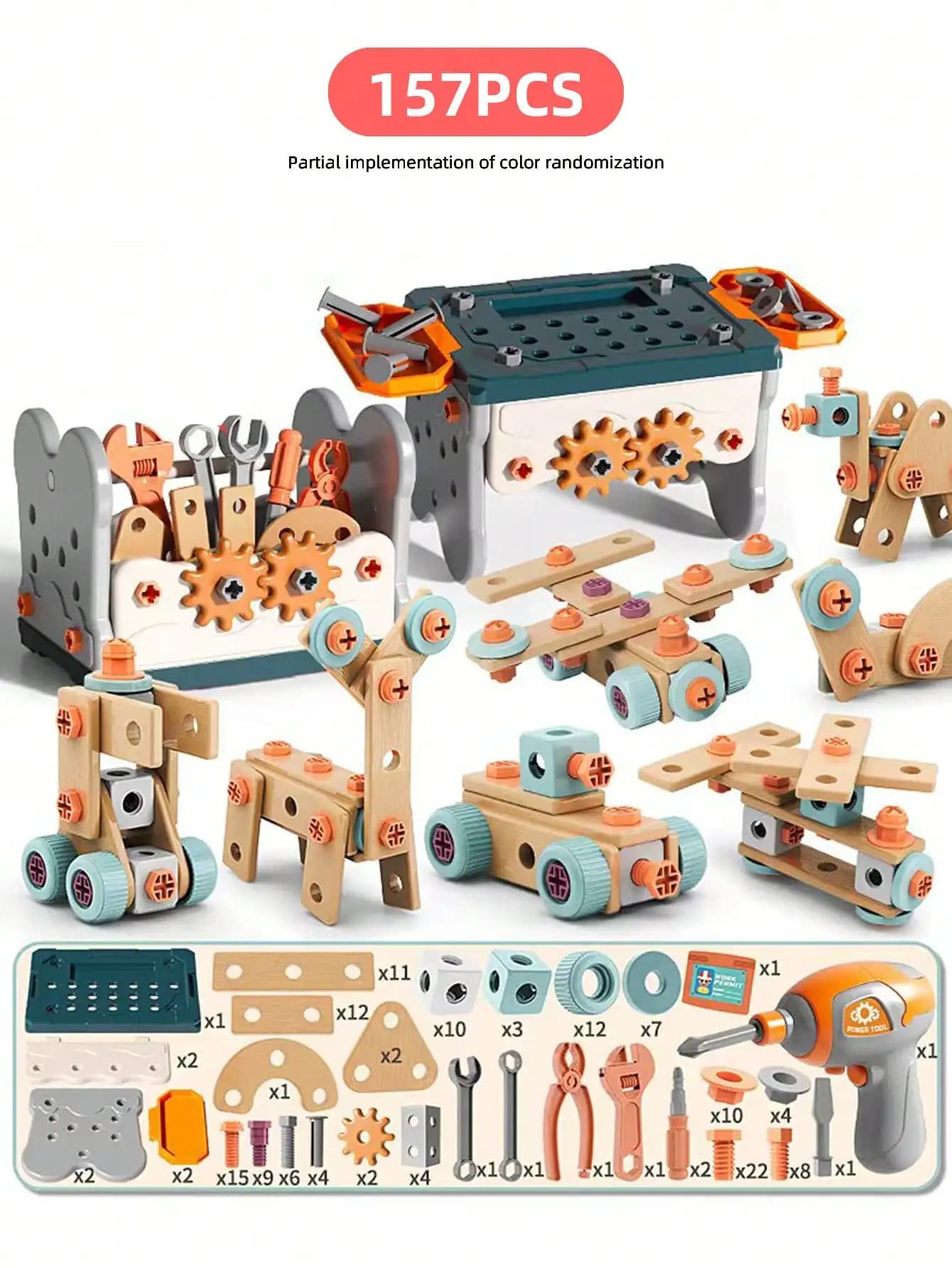 Kids Tool Set DIY Nut Assembly Toy