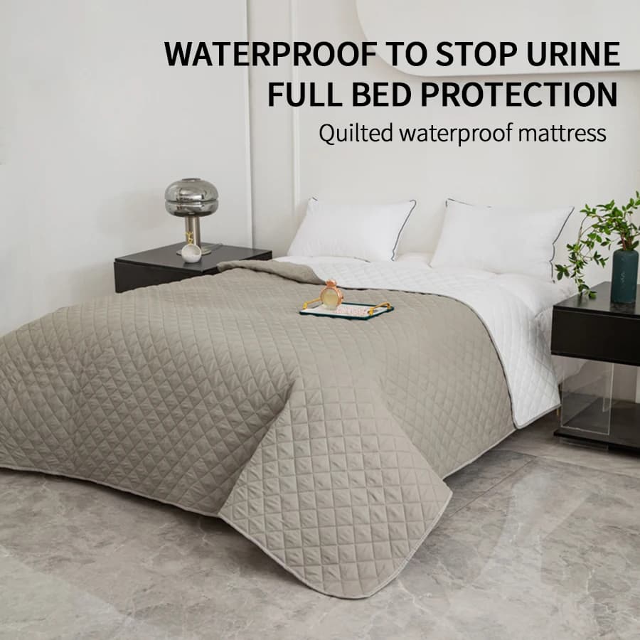 Waterproof Quilted Reversible Dog Bed Cover