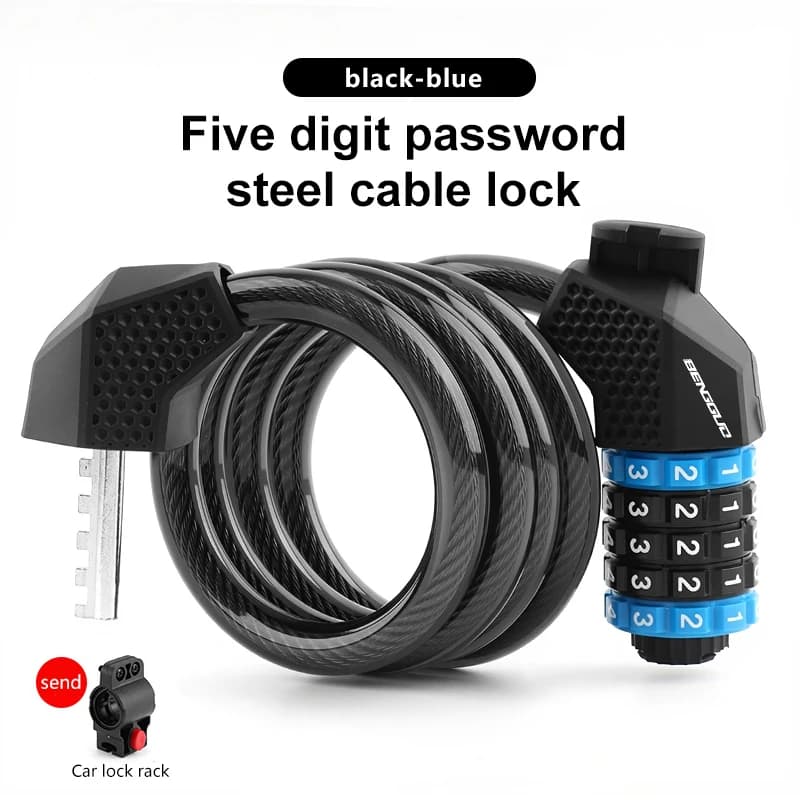 Bike Cable Lock with Password Protection