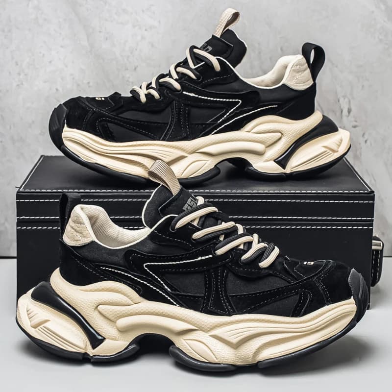 Male Sneakers Casual Sneaker Soft and Comfortable Sports and Leisure Shoes for Men Platform Sports Shoes Wear-resistant Fashion