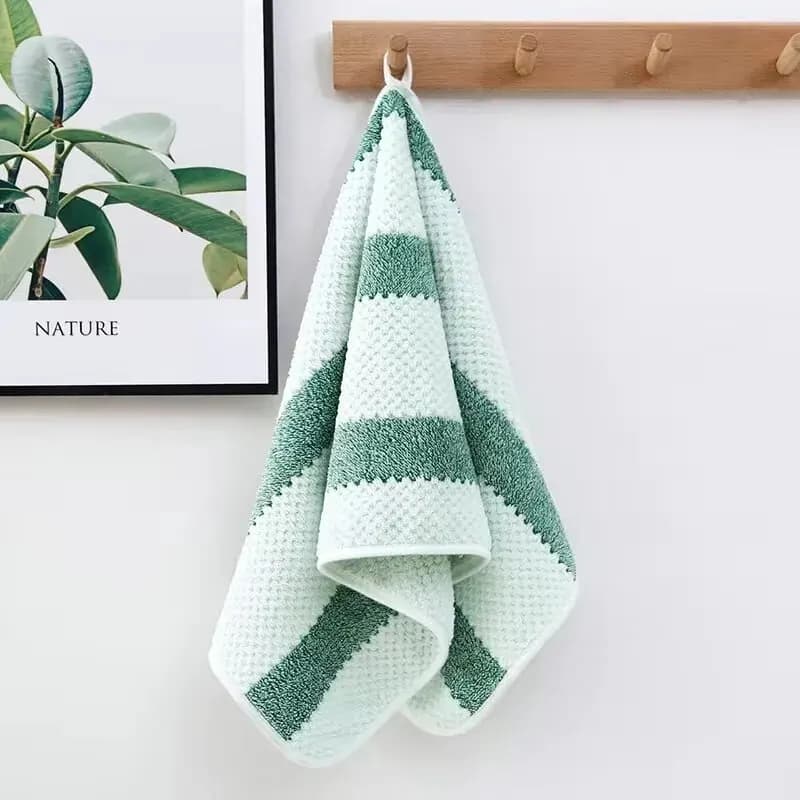 Cotton Bath Towel Washcloth Set