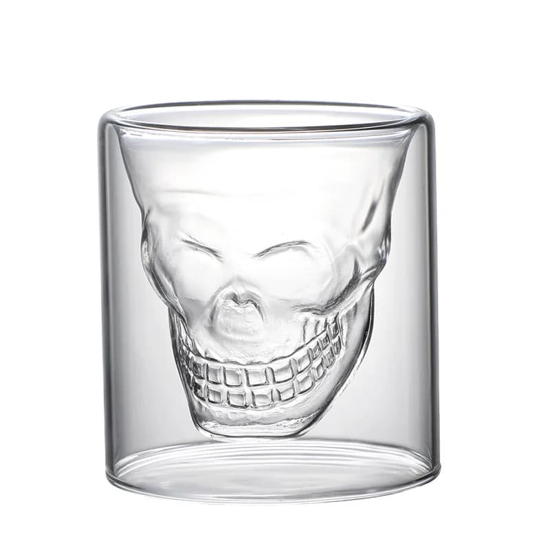 Double Bottom Crystal Glass Cup
