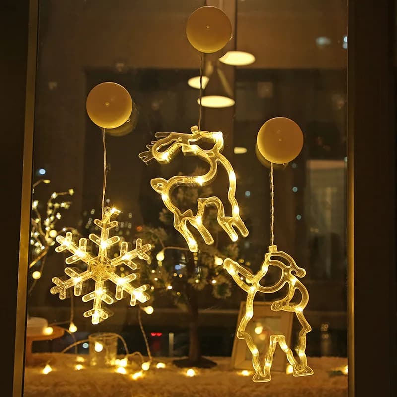 Warm LED String Lights 55cm Battery Powered