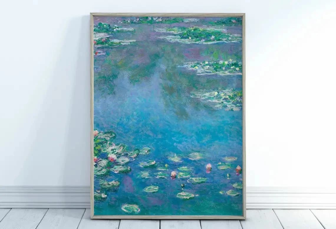 Modern Abstract Landscape Canvas Wall Art Print