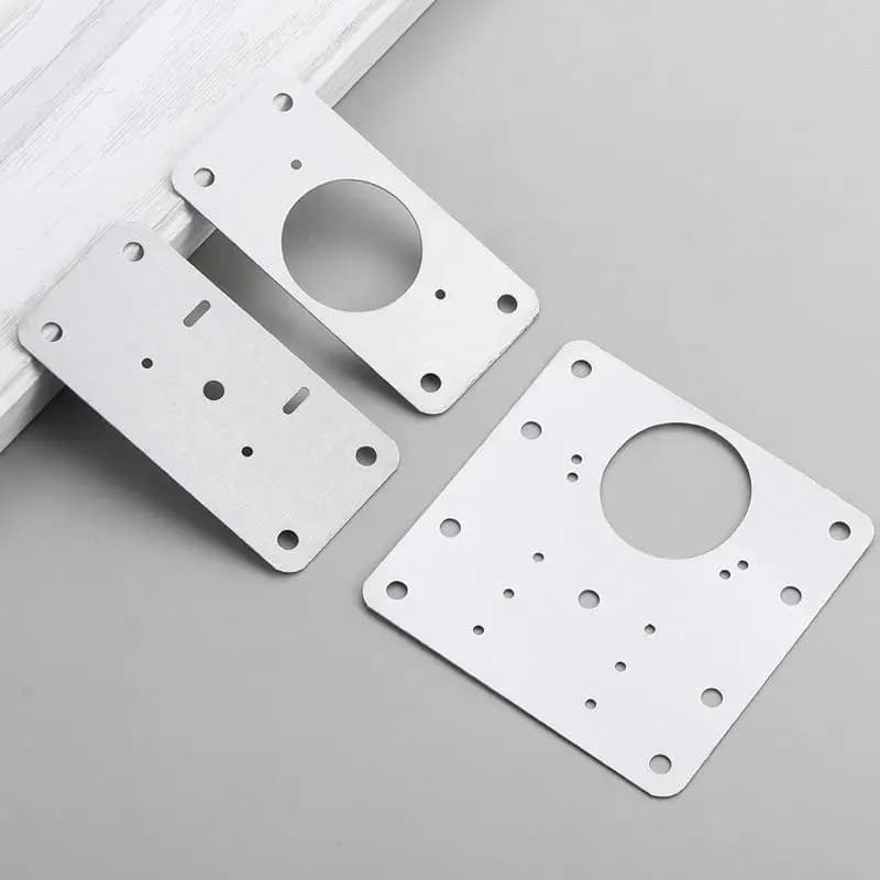Stainless Steel Hinge Repair Bracket Kit 4-Piece