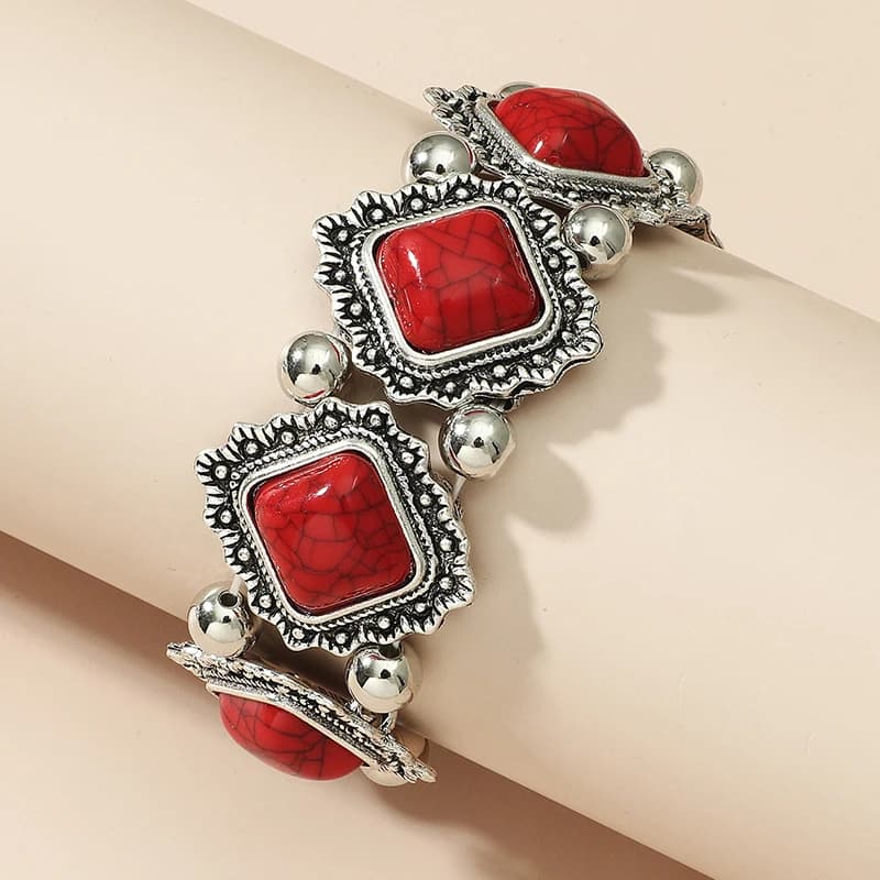 Bohemian Beaded Stretch Bracelet