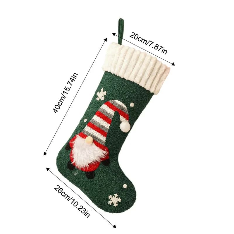 Soft Plush Christmas Stocking Ornament