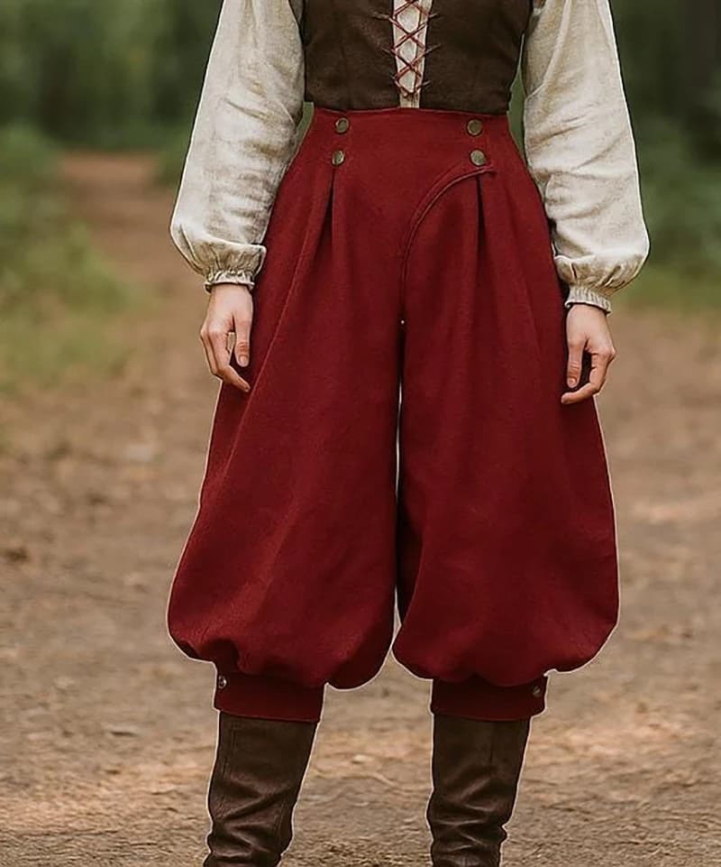 Women's Capri Bloomer Pants Victorian Costume