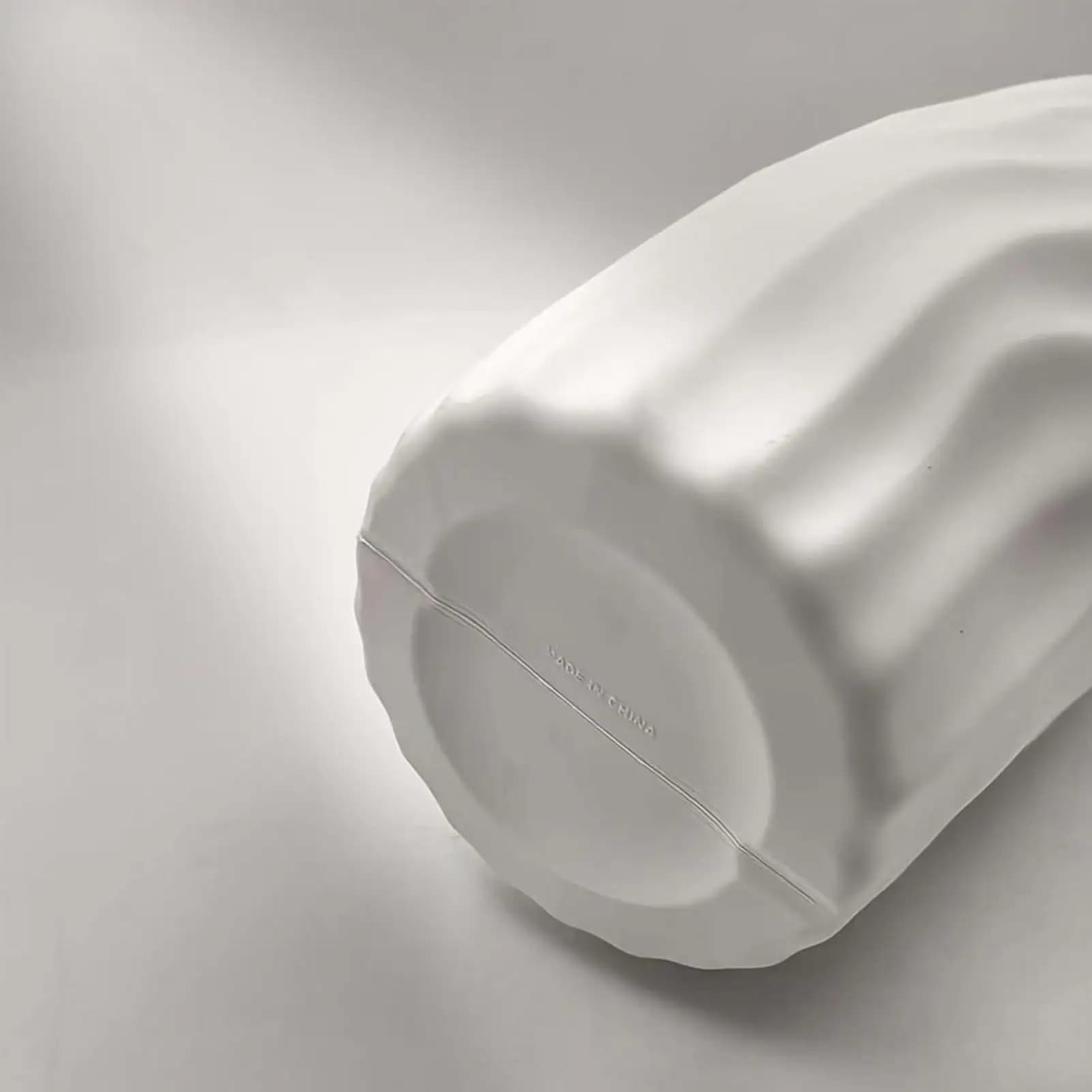 Tall Floor Vase with 3D Relief Design
