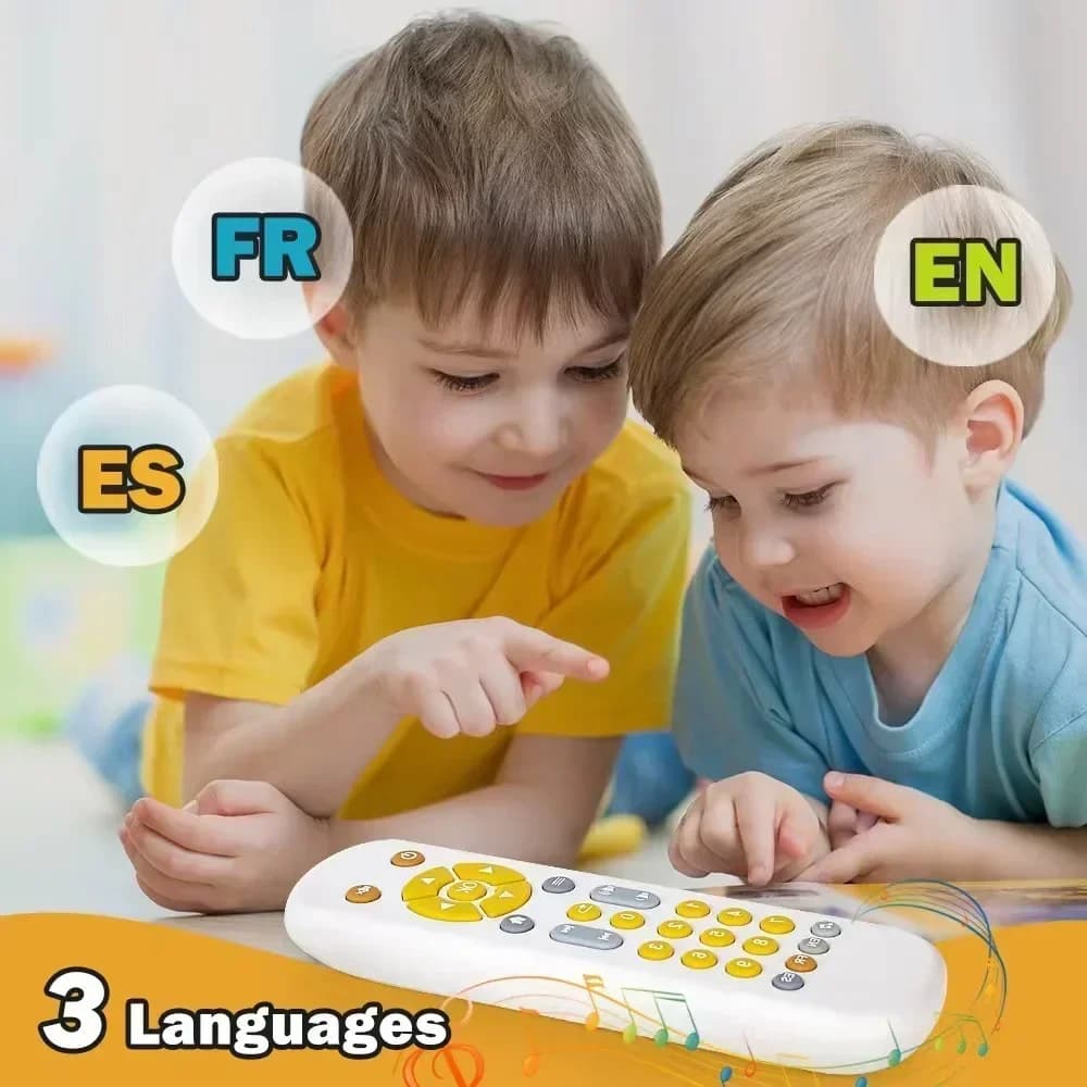 Baby TV Remote Control Toy with Music and Lights