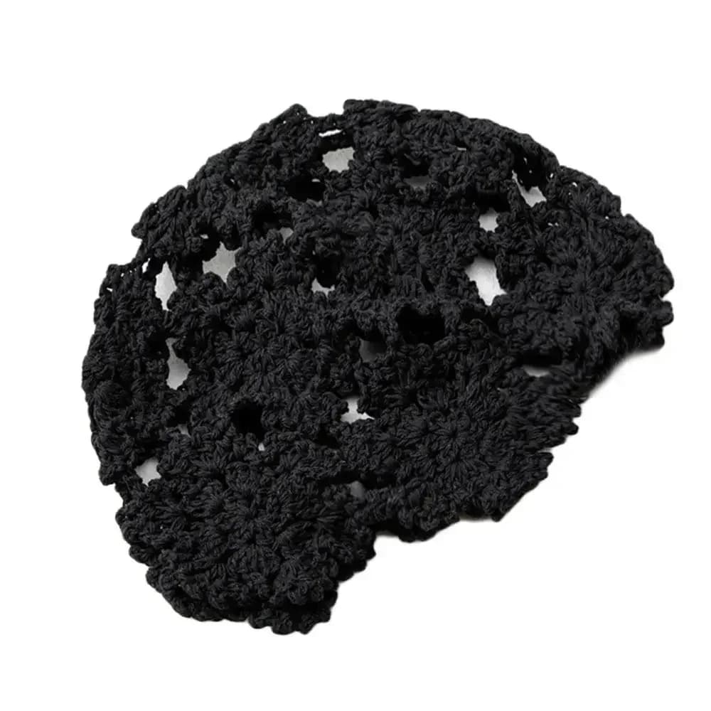 Women's Hollowed Out Knitted Beret Cap