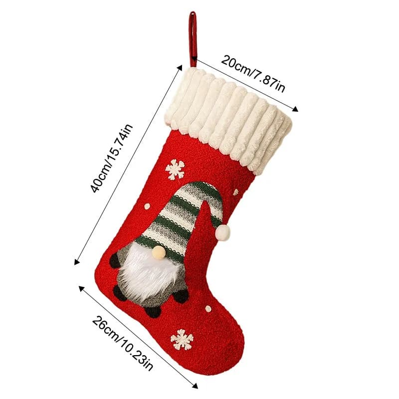 Soft Plush Christmas Stocking Ornament