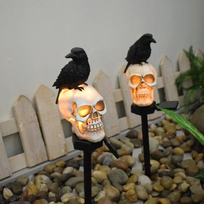 Halloween Skeleton Ghost Outdoor Light Decoration