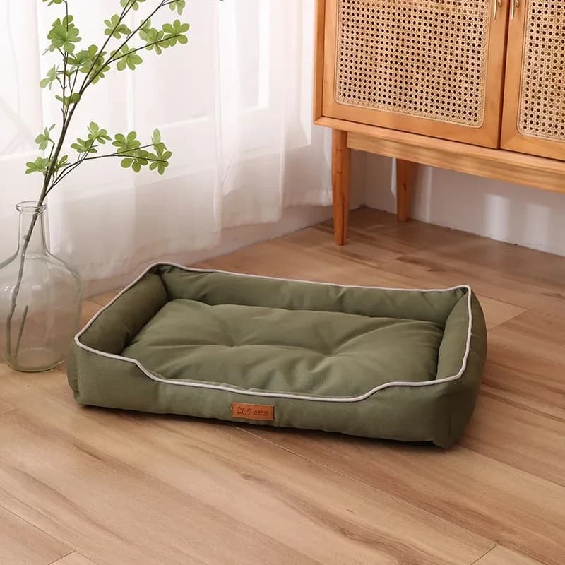 Pet Bed Basket With Cushion
