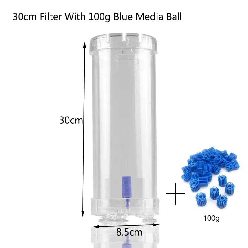 Fluidized Bed Aquarium Filter With Bio Media