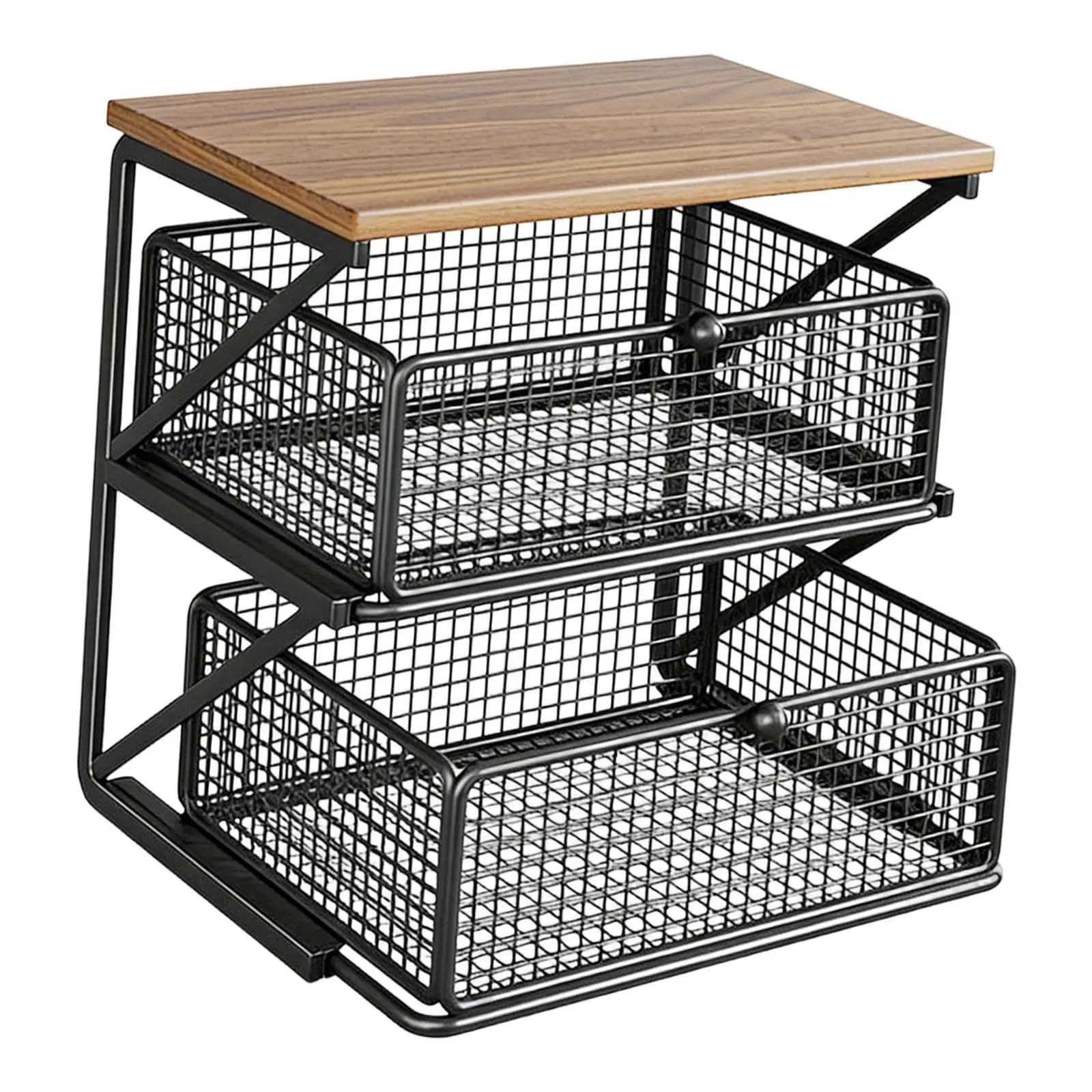 Coffee Counter Shelf Organizer with Drawer