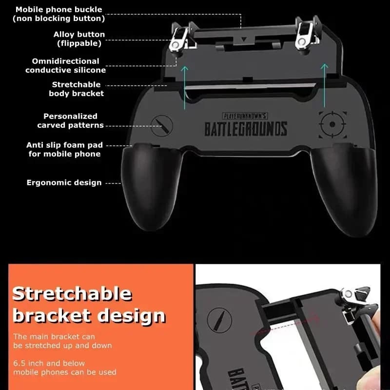 Mobile Phone Gaming Controller Joystick Gamepad