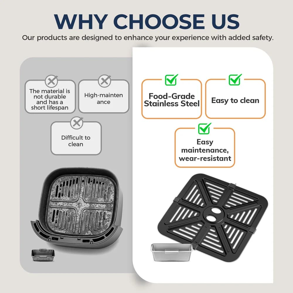 Air Fryer Grill Accessories for ROUNY TC-405/T3