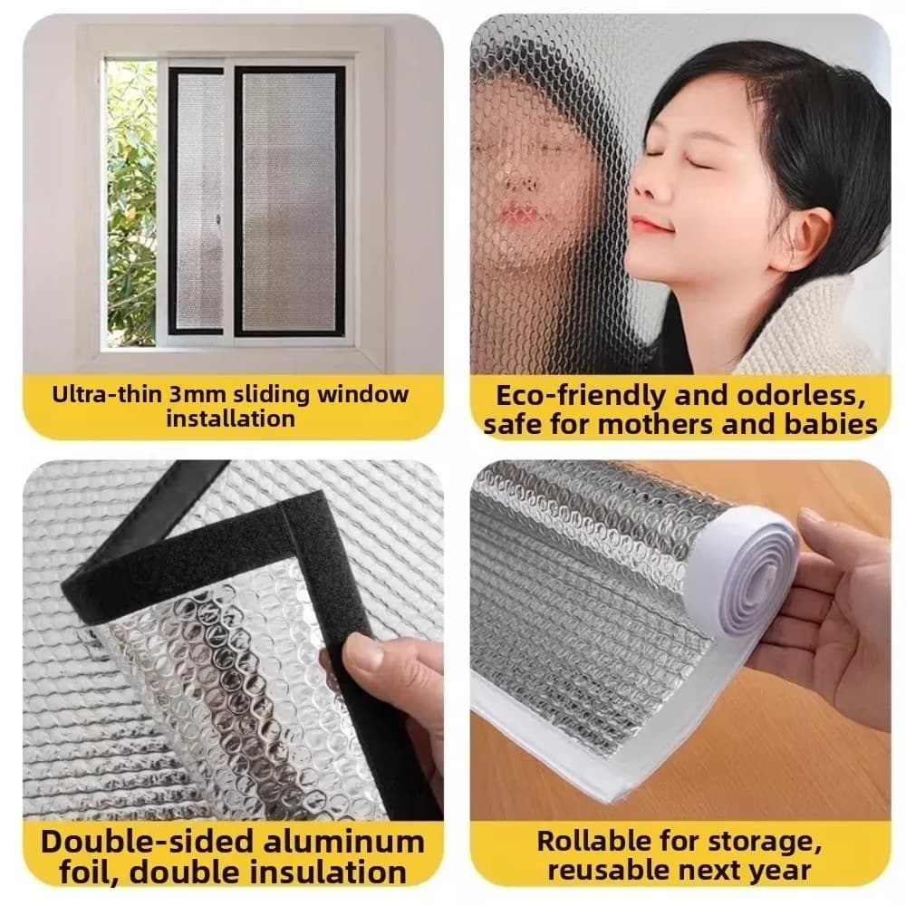 Self-Adhesive Thermal Insulation Curtains
