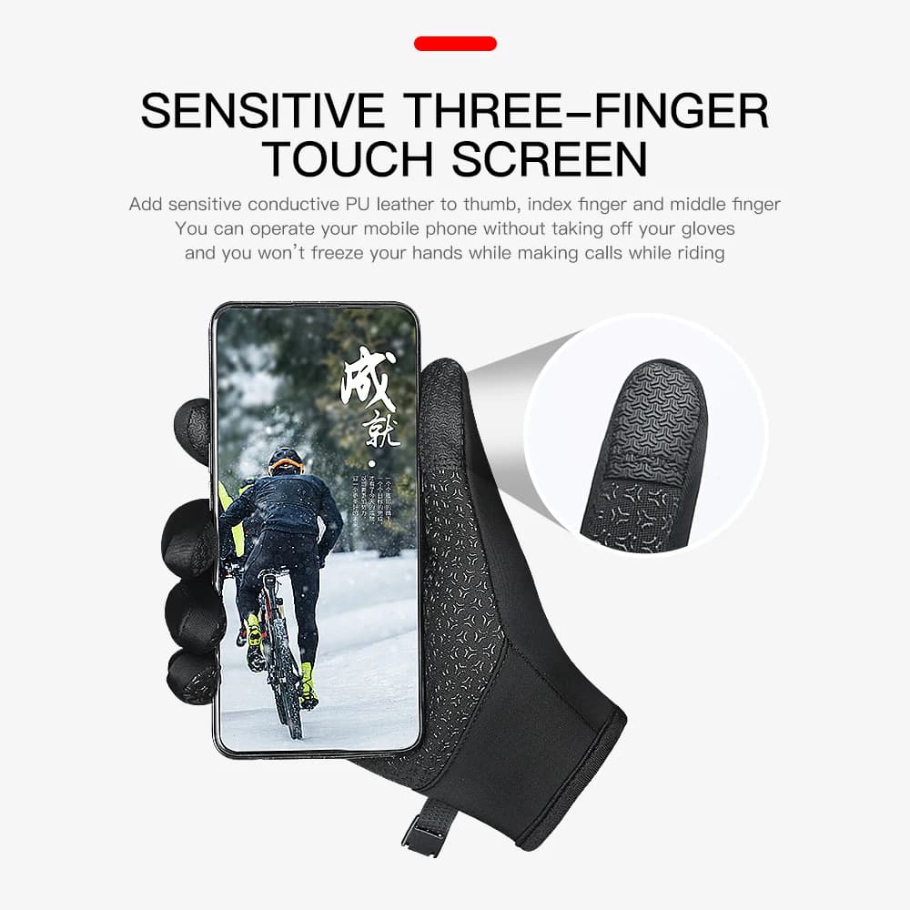 Winter Sports Touchscreen Gloves