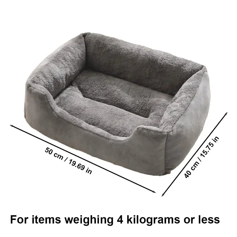 Small Pet Donut Bed with Non-Slip Base