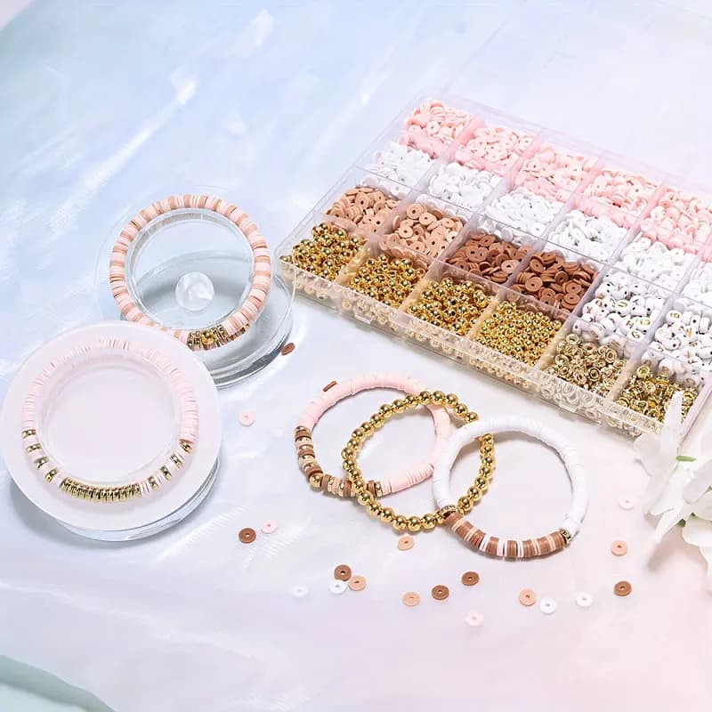 DIY Polymer Clay Beads Bracelet Making Kit