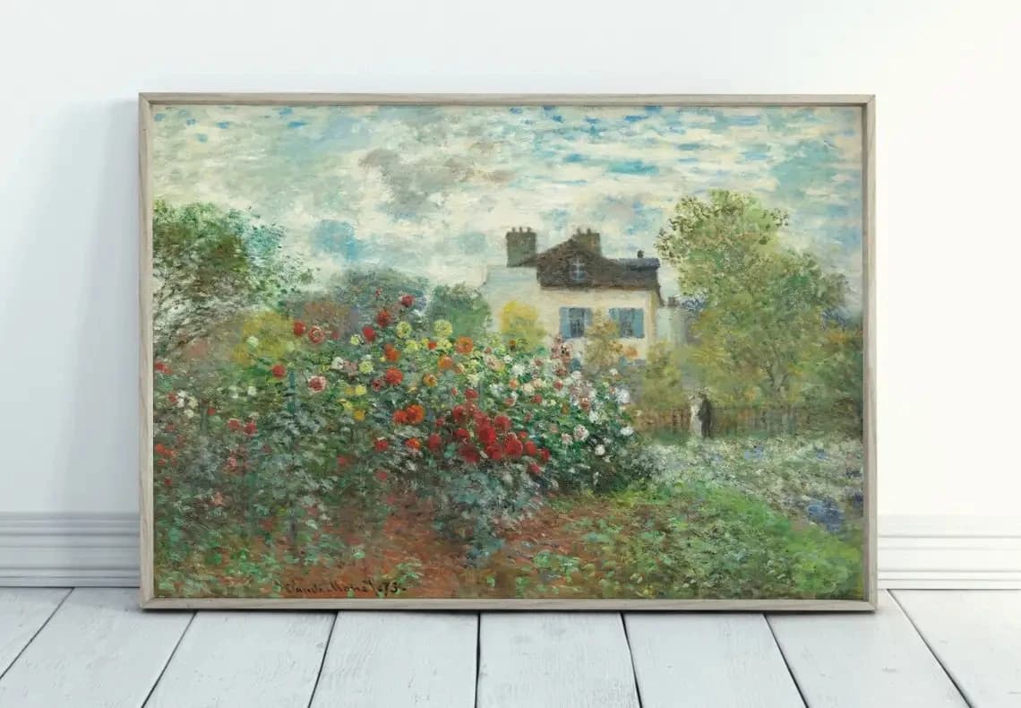 Modern Abstract Landscape Canvas Wall Art Print