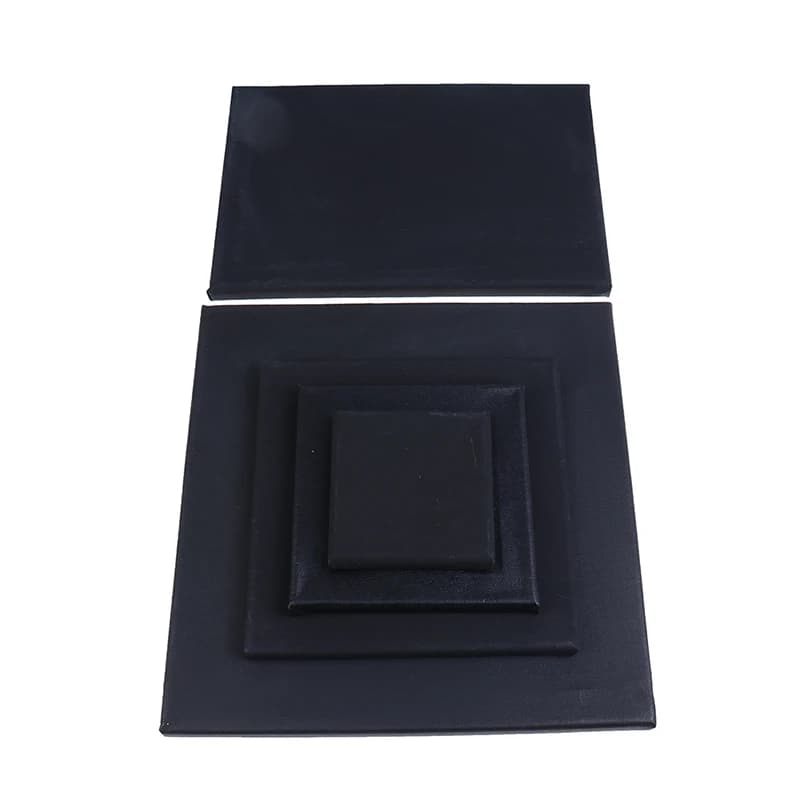 Primed Square Canvas Board with Wooden Frame