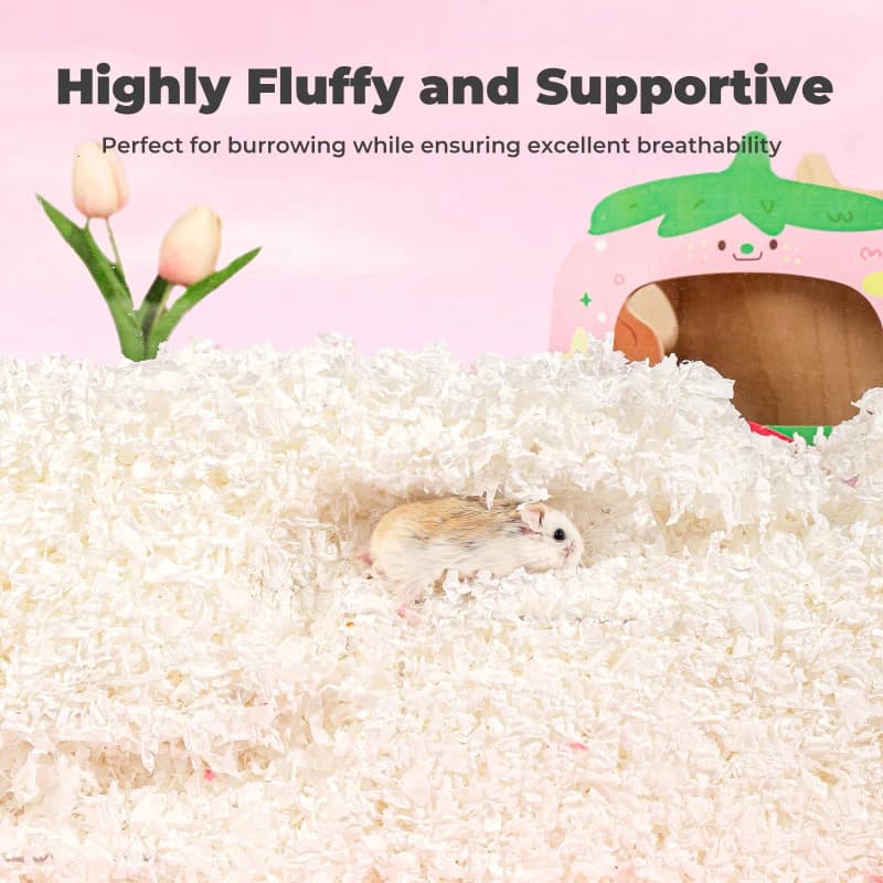 Hamster Paper Cotton Bedding Natural Wood Pulp