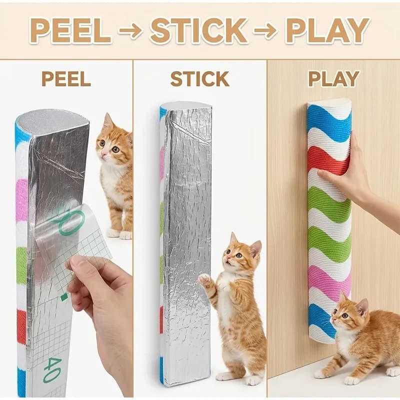 High-Adhesion Cat Scratching Post