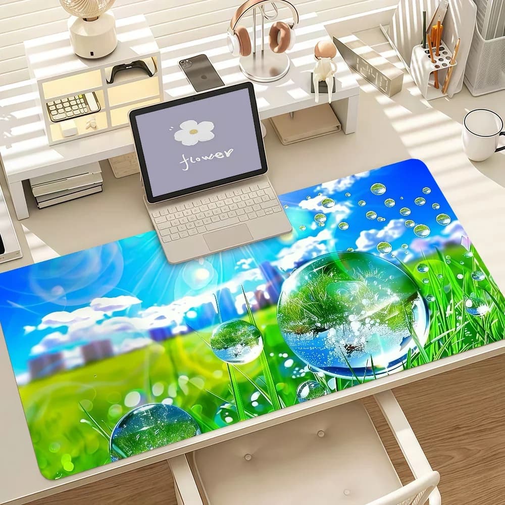 Large Gaming Mouse Pad with Stitched Edges