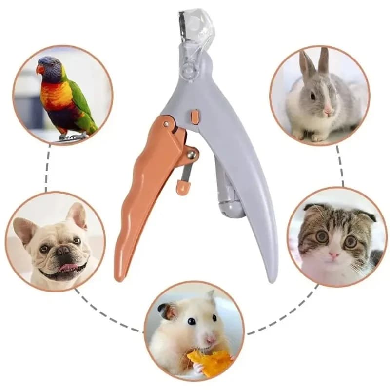 LED Dog Nail Clipper with Stainless Steel Blades
