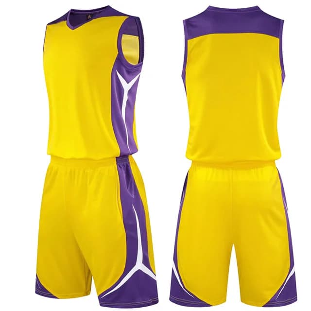 Men's Basketball Jersey Set Blank Customizable