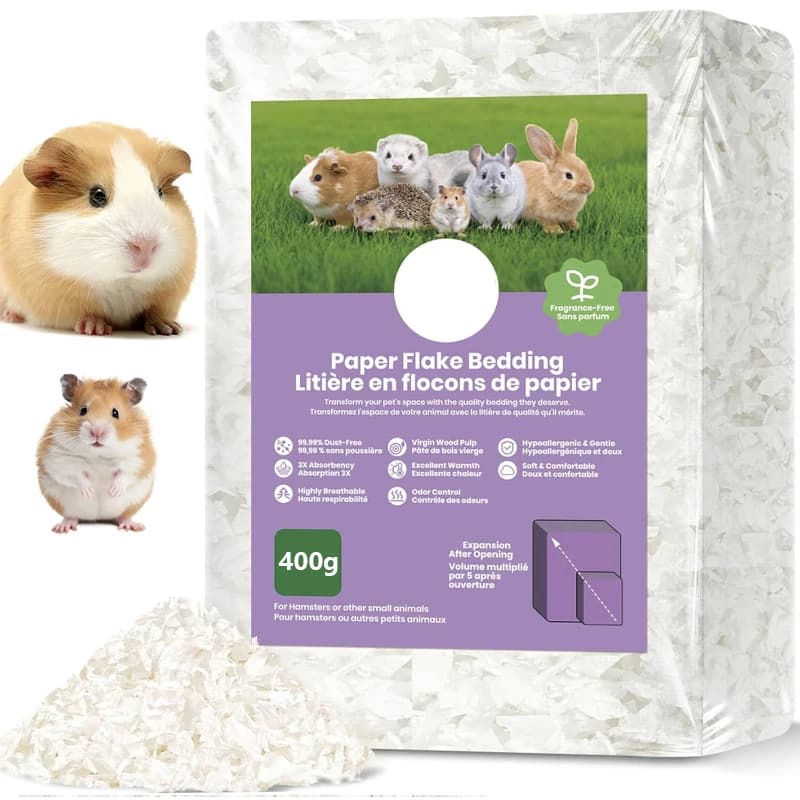 Hamster Paper Cotton Bedding Natural Wood Pulp