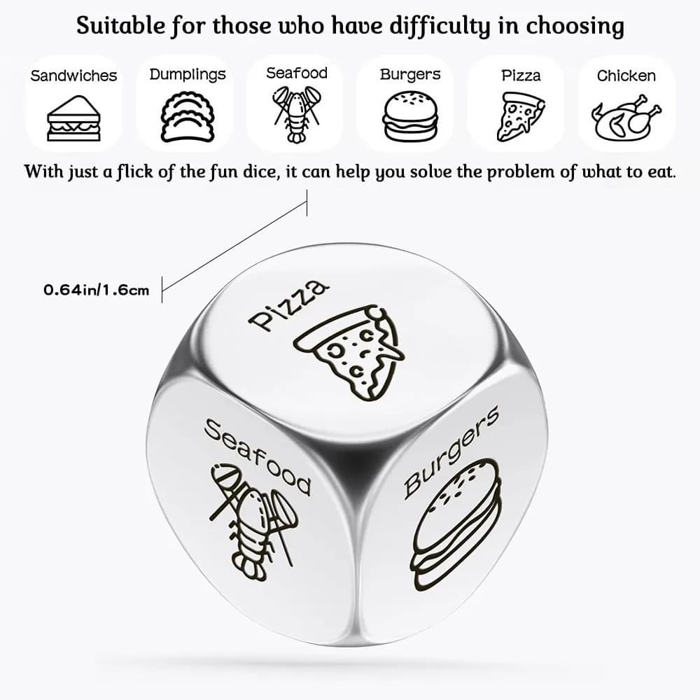 Stainless Steel Food Decision Dice