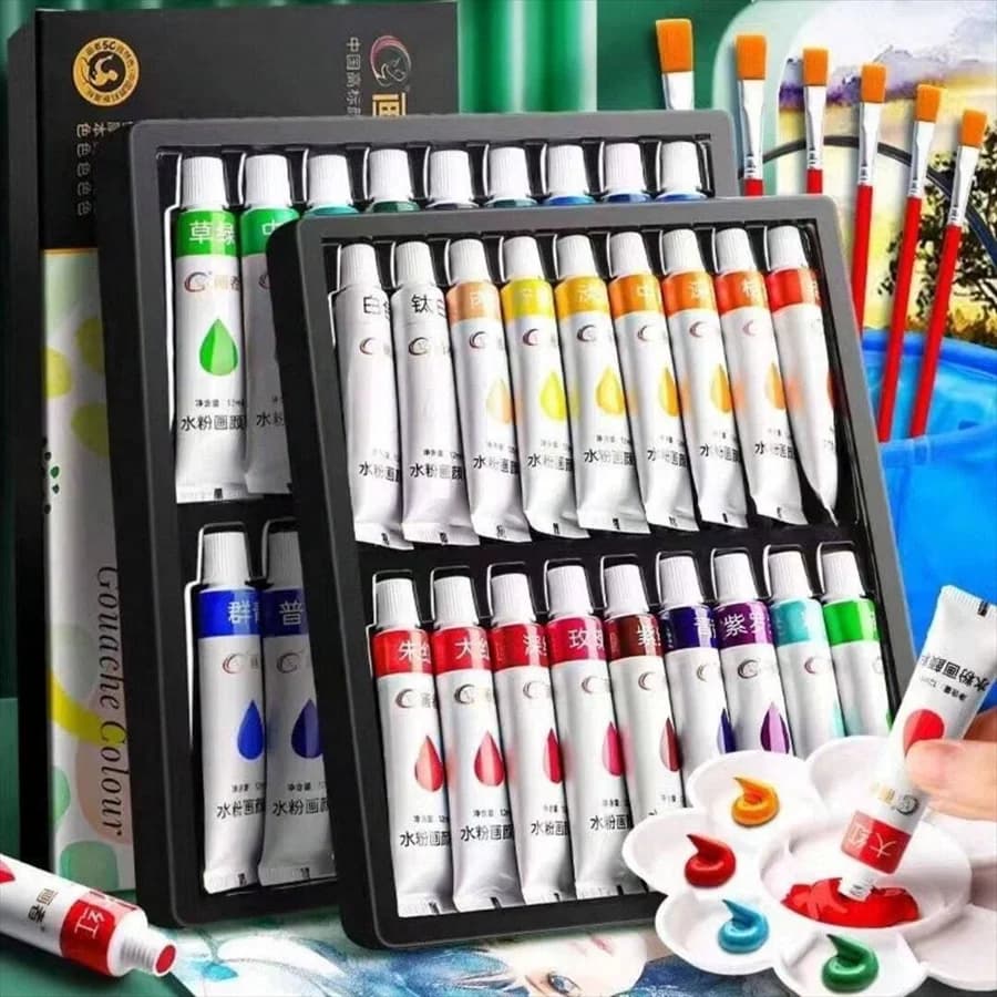 Acrylic Paint Set, 36 Colors