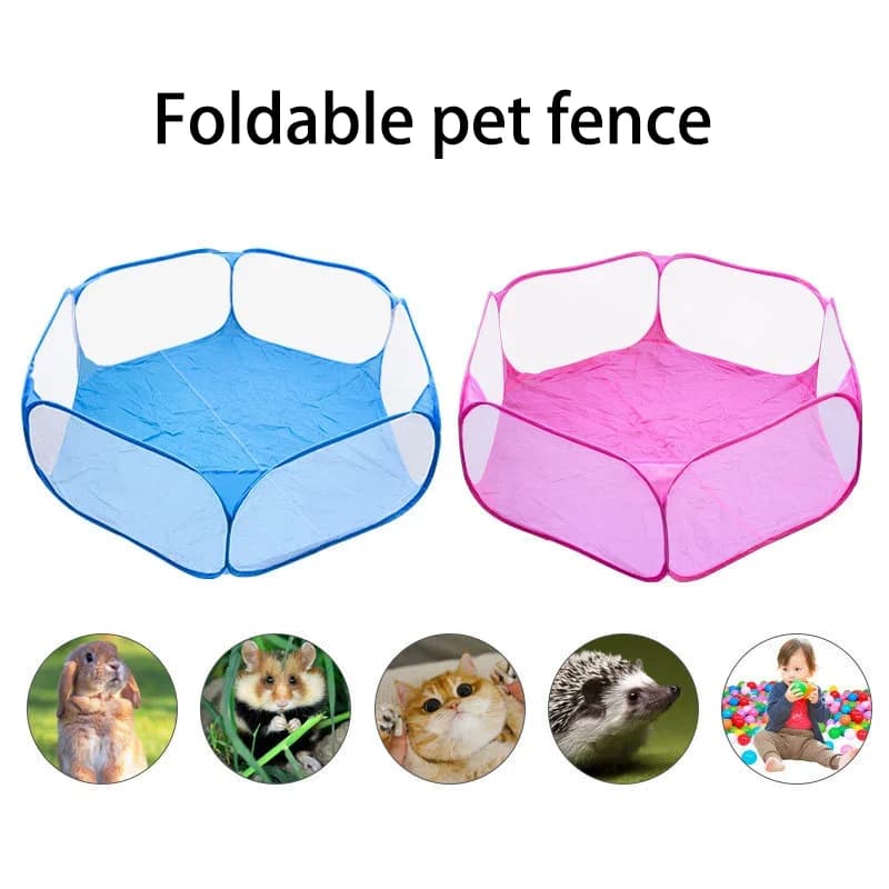 Portable Foldable Pet Playpen With Cover