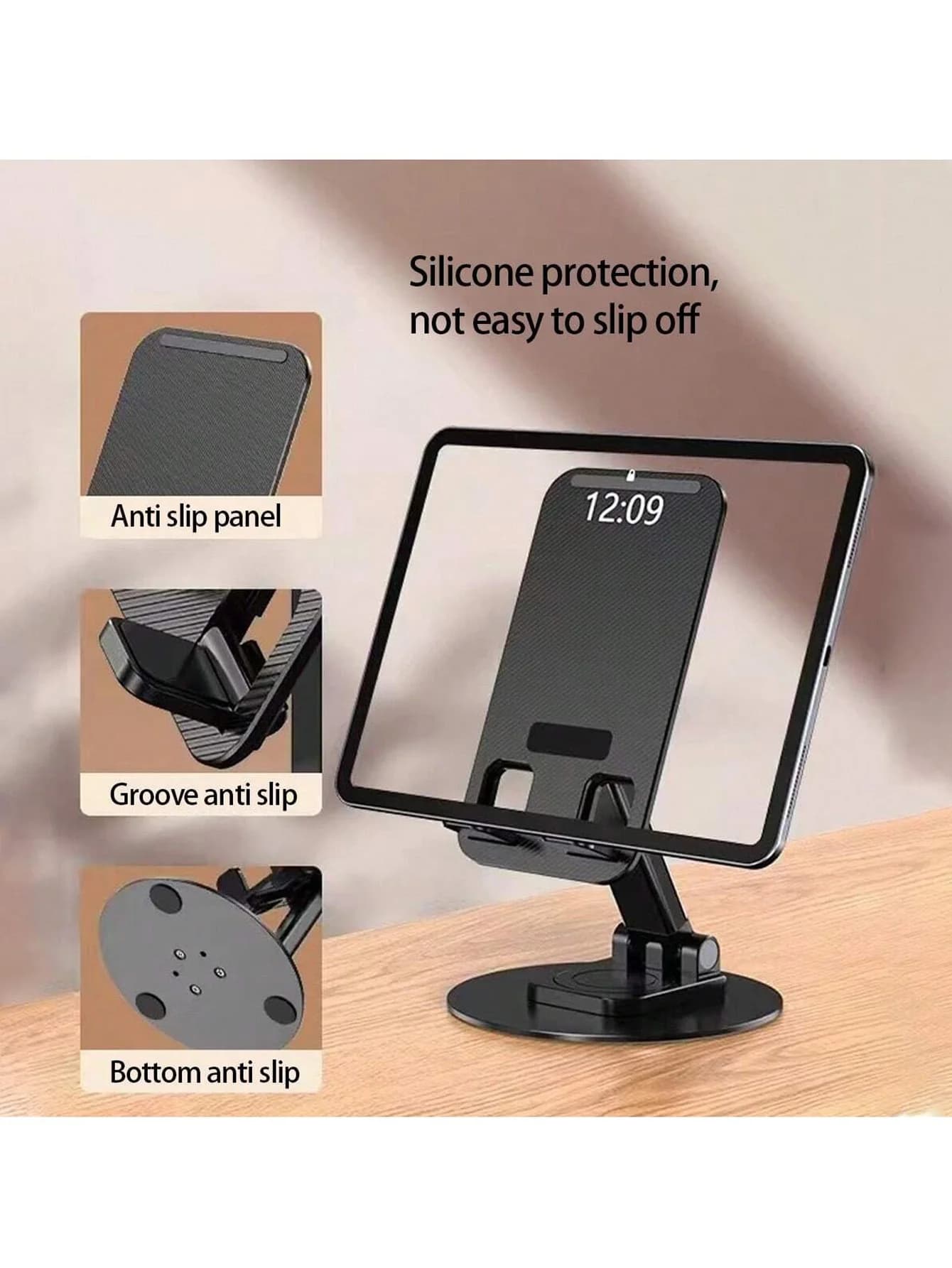 Phone Stand, Desktop Stand, Tablet/Ipad Support, Lazy Support, Home Use, Live Streaming, Folding, Height-Adjustable Stand, Cooli