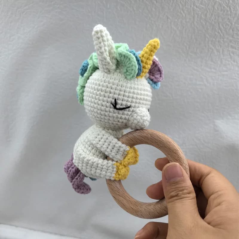 Baby Security Blanket Towel Feeding Bib Soft Towel Cotton Burping Cloth Infant Shower Gift Knitted Lovely Animal Rattle Sleep To