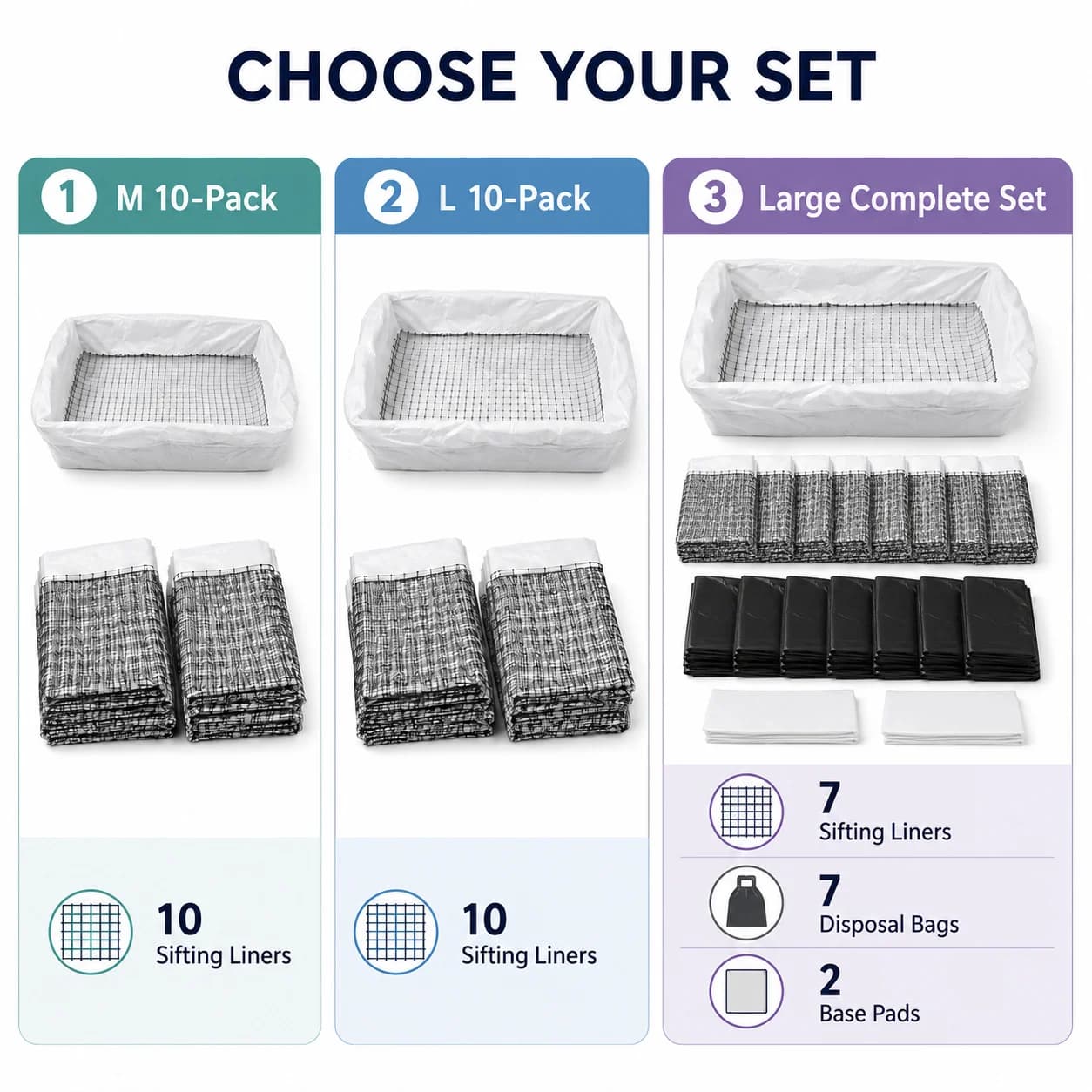 Disposable Cat Litter Box Sifting Liners
