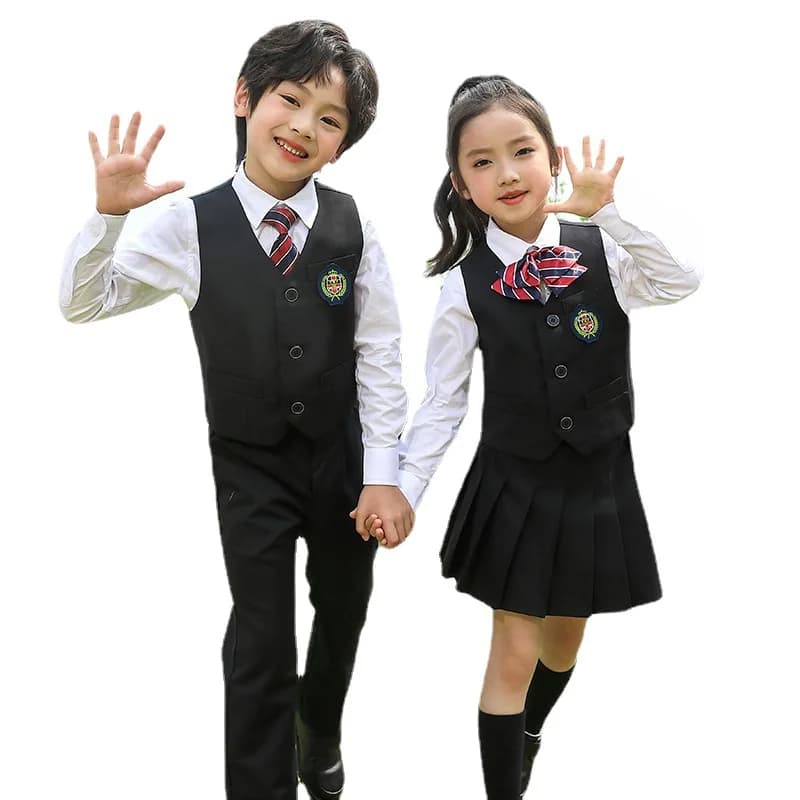 England Style School Uniform Spring Autumn Suit