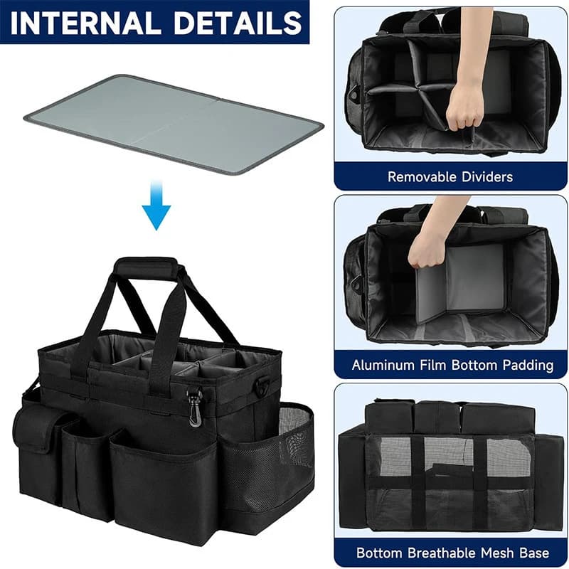 Portable Cleaning Supplies Storage Bag