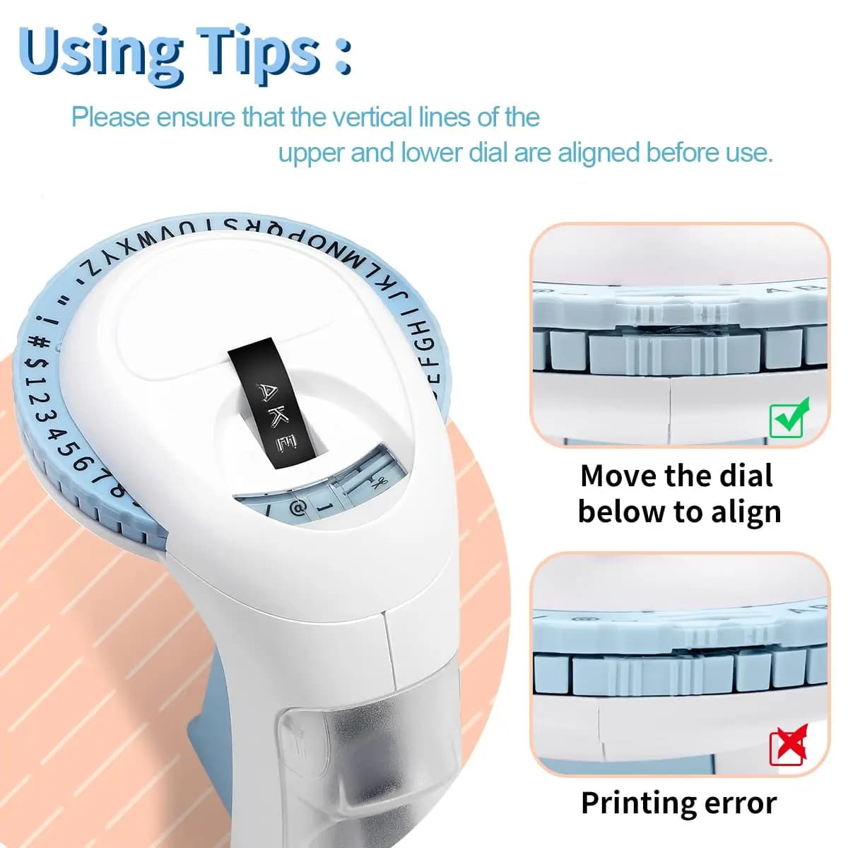 Embossing Label Maker with Tape Cartridges