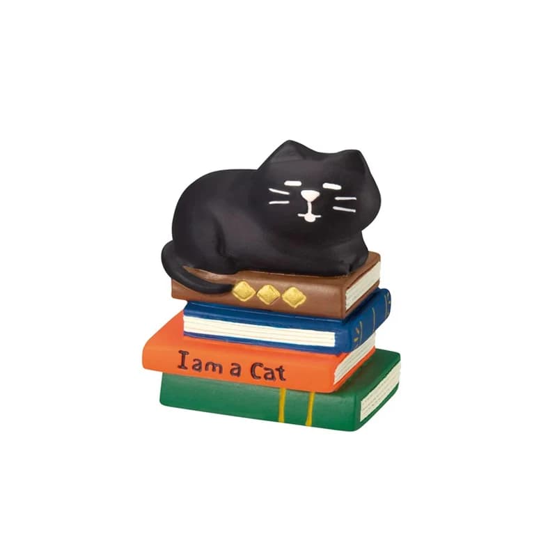Cat And Fox Curator Fairy Tale Series Family Study Creative Small Ornaments Cartoon Toys Enlightenment Education Home Decoration