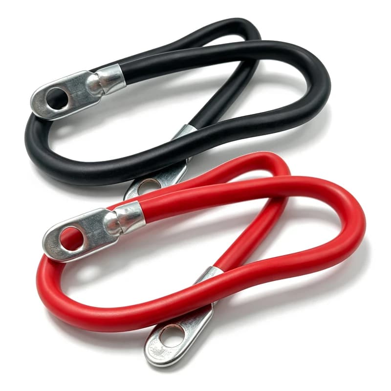 Battery Cable Silicone Wire with Ring Lugs