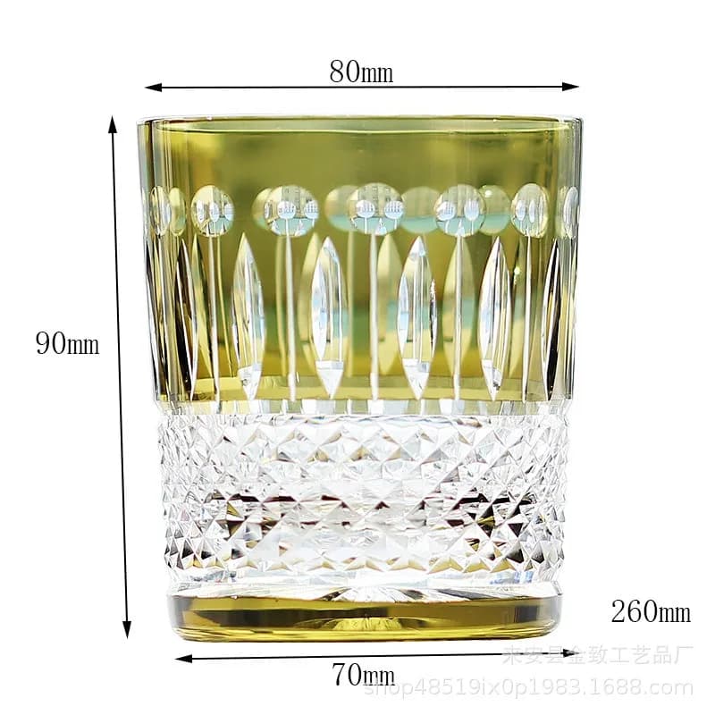 Handmade Crystal Champagne Goblet Glasses