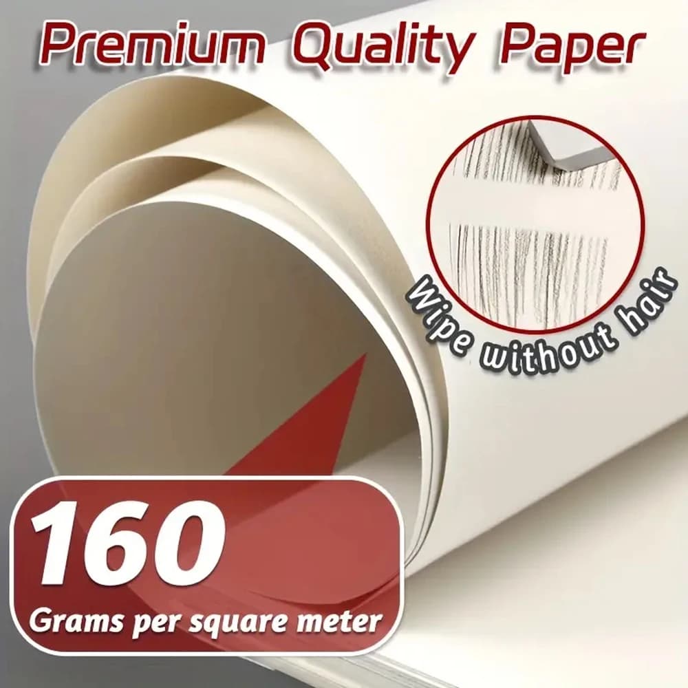 Sketch Paper 25 Sheets Mixed Sizes 160g